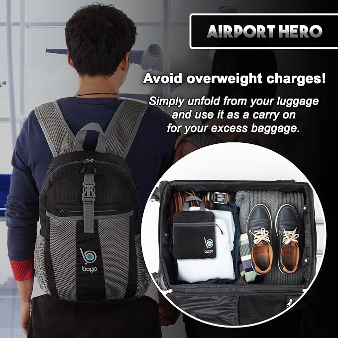 Bago Lightweight Small Hiking Backpack - Image 4