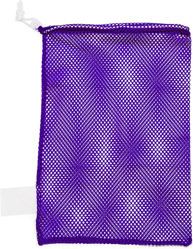 Champion Sports Mesh Equipment Bag – Heavy-Duty Nylon Drawstring Bag by ChampionSports