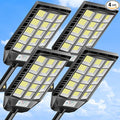 Deepn Solar Lights Outdoor Waterproof, Solar Street Lights Outdoor, 6500K LED by DEEPN