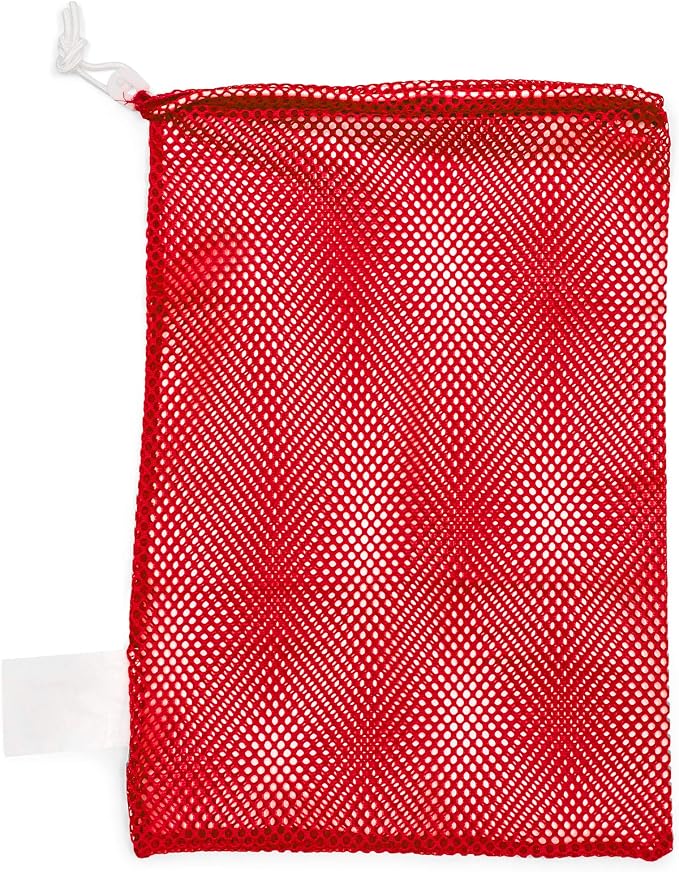 Champion Sports Mesh Equipment Bag – Heavy-Duty Nylon Drawstring Bag by ChampionSports