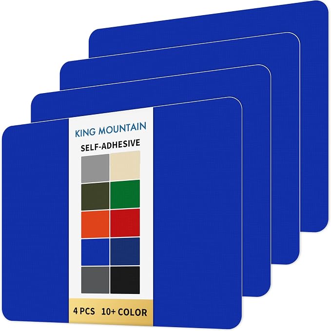 KING MOUNTAIN Self Adhesive Nylon Fabric Repair Patch, 9×11 Inches 4 Pcs by ForABetterHomeLife