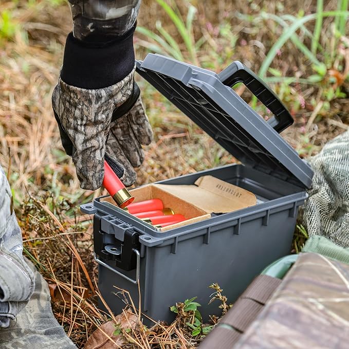 Sheffield 12792 2-Pack Ammo Storage Box, Stackable .30 Cal Field Boxes - Image 8