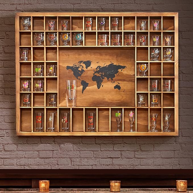 Large Shot Glass Display Case by WelcometoTristcily