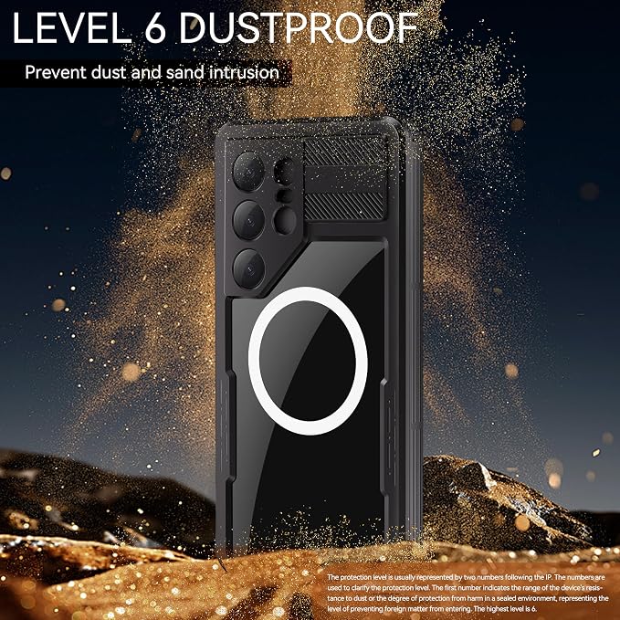 for Samsung Galaxy S25 Ultra Case, Rugged Full Body Underwater Protective Cover - Image 5