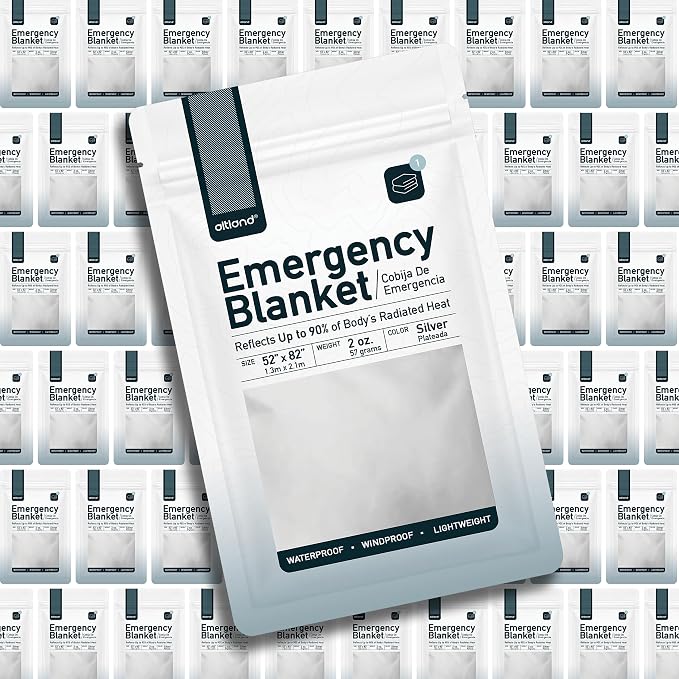 Altland 100 Pack of Emergency Blankets - Image 6