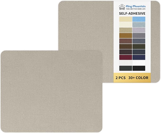 KING MOUNTAIN Canvas Repair Patch 9 x11 Inch 2 Pcs Self-Adhesive Waterproof by ForABetterHomeLife