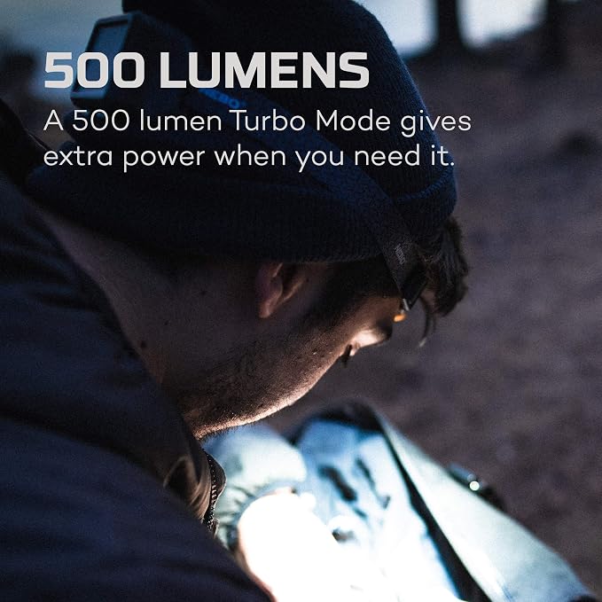 NEBO Einstein Powerful 500 Lumen Headlamp, Compact Low-Profile Headlamp - Image 2