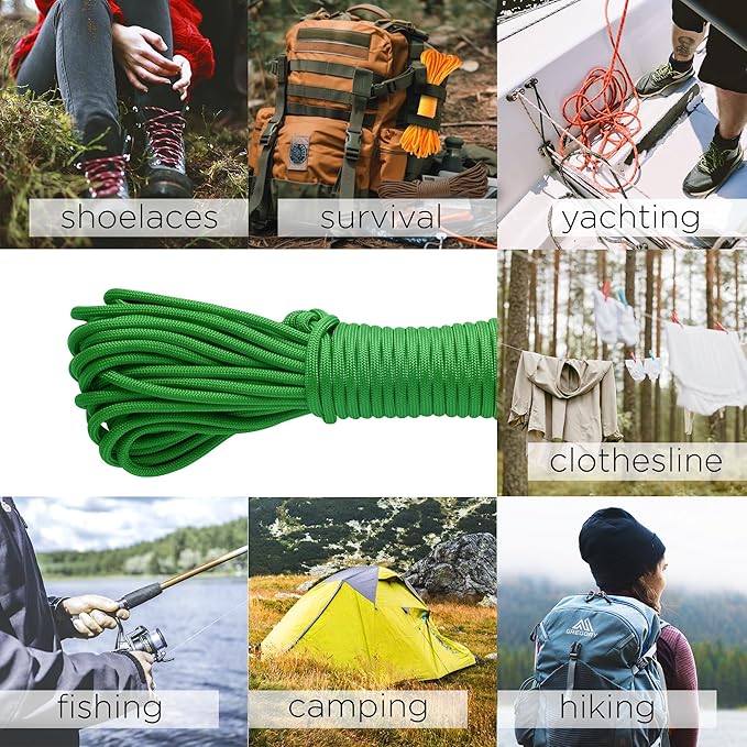 TECEUM 5/32" Paracord Rope 1000 – 1000ft / 200ft / 100ft / 50ft – Tactical - Image 6