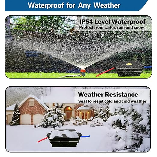 Mini Outdoor Electrical Box, IP54 Waterproof Extension Cord Cover Weatherproof - Image 6