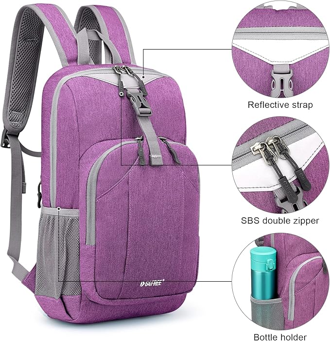 G4Free Mini 10L Hiking Daypack Small Hiking Backpack Cycling Compact Shoulder - Image 6