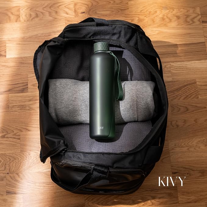 KIVY Slim Water Bottle 32oz Fits Backpack & Cupholder - Image 2