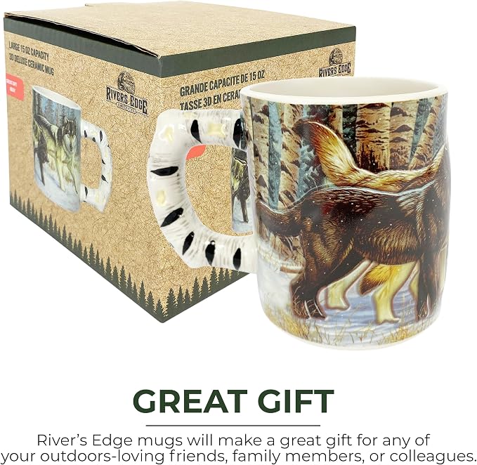 Rivers Edge Products 3D Ceramic Coffee Mug - Image 5