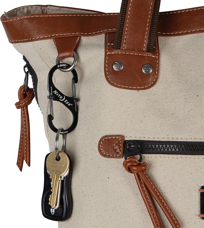 Nite Ize Size-3 S-Biner SlideLock Dual Carabiner, Locking Gates, Stainless Steel - Image 5