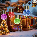 Solpex Hanging Solar Lights Outdoor, 8 Pack Decorative Cracked Glass Ball Light by Solpex