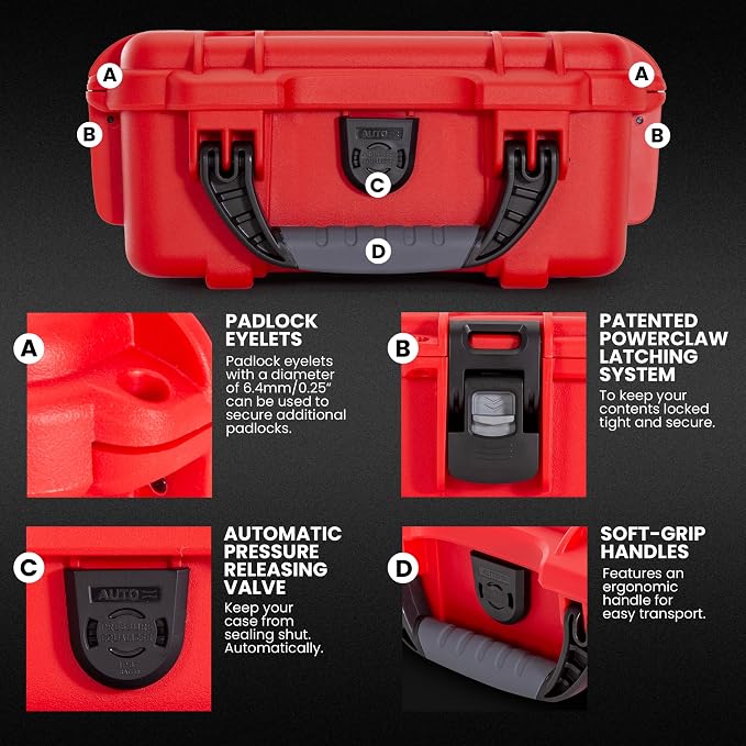 NANUK 904 Waterproof First Aid Box Empty - Image 4