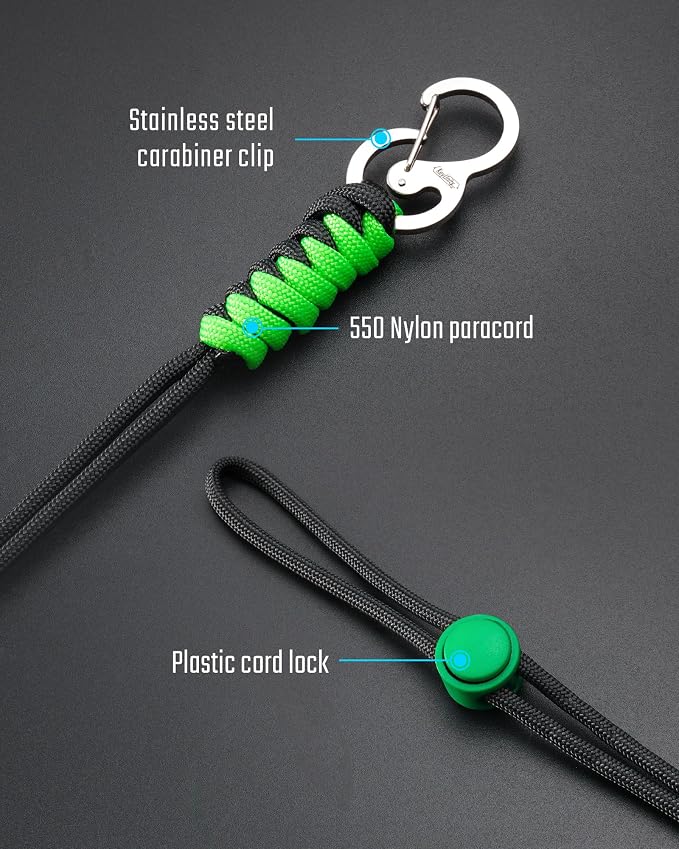KeyUnity KC01 Braided Paracord Carabiner - Image 4
