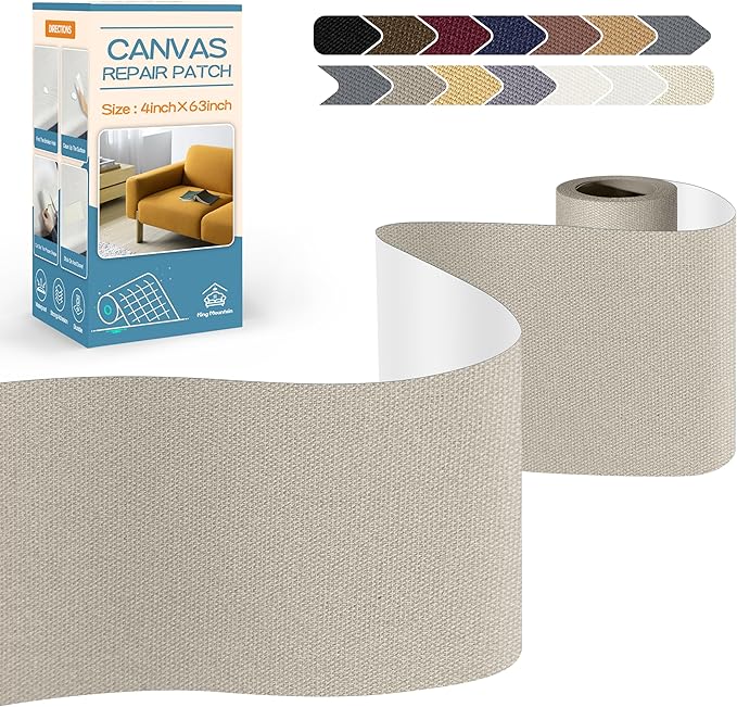 KING MOUNTAIN Canvas Repair Tape, Outdoor Gear Patch, 4×63 Inches, Waterproof by ForABetterHomeLife