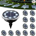 SOLPEX Solar Ground Lights 12 Pack, Solar Pathway Lights Outdoor Waterproof by Solpex