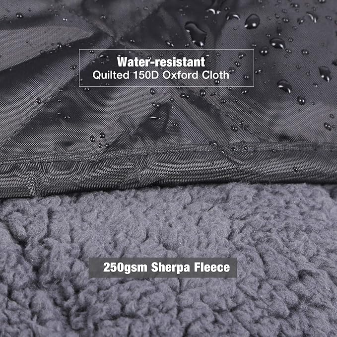 REDCAMP 79"x79" Large Warm Camping Blanket Waterproof & Windproof - Image 4