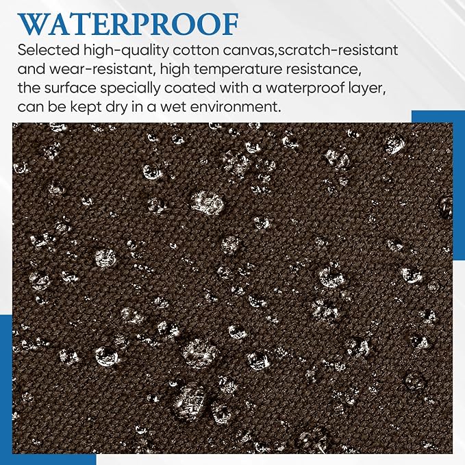Canvas Patch 5.5 x 8 Inches 6Pcs Self-Adhesive Waterproof Canvas Patch Kit - Image 2