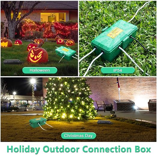 NineLeaf Outdoor Electrical Box Waterproof, Medium Weatherproof Electrical Box - Image 3