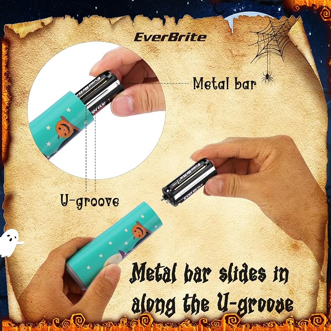 EverBrite 6-Pack LED Flashlights Halloween Gifts, Mini Flash Lights Handheld - Image 6