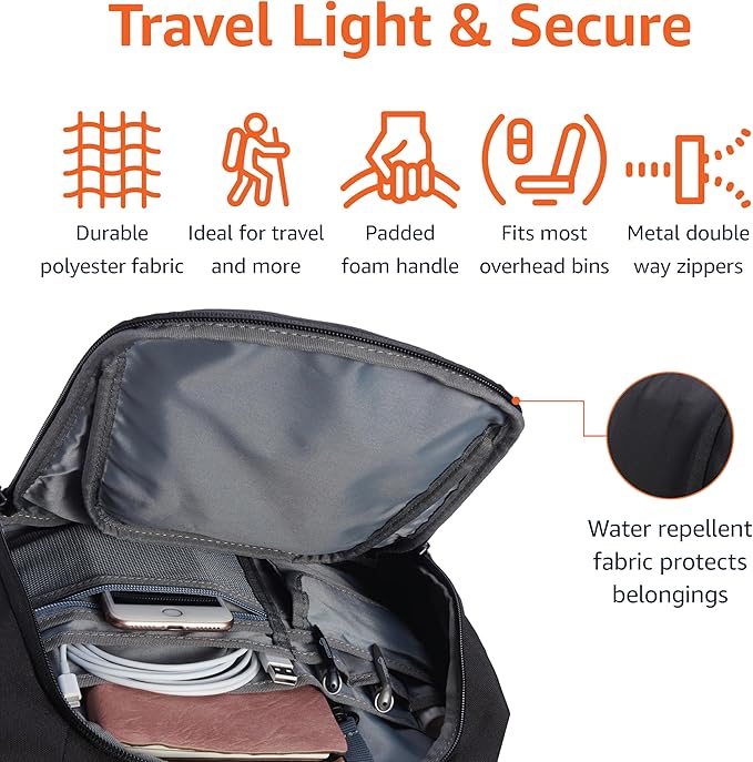 Amazon Basics Travel Laptop Backpack - Image 3