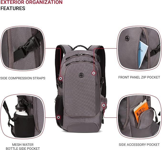 SwissGear 3598 Backpack, Narrow Daypack - Image 3