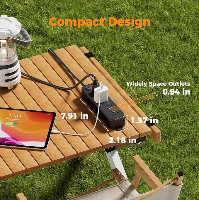 TESSAN Outdoor Power Strip Weatherproof, 6FT Extension Cord Waterproof - Image 7