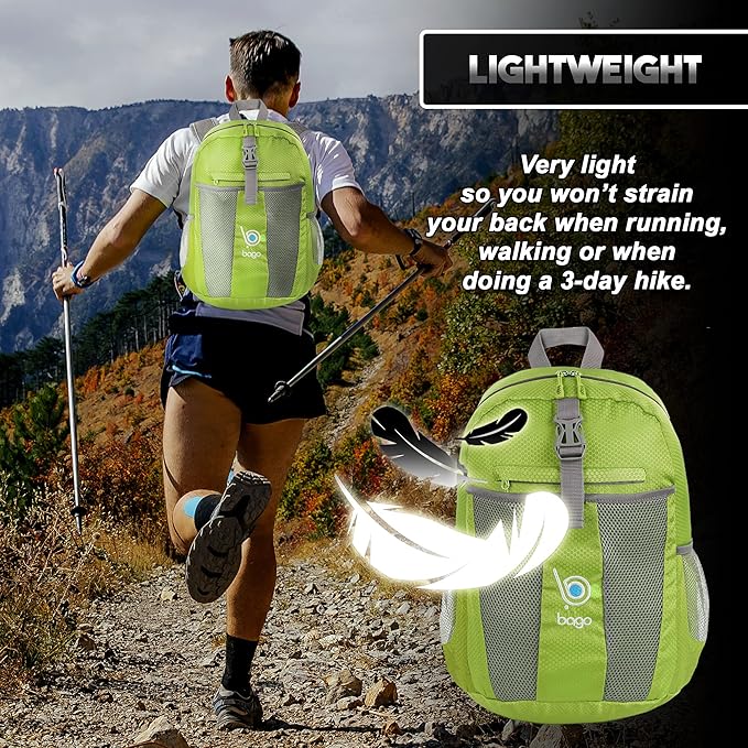 Bago Lightweight Small Hiking Backpack - Image 5
