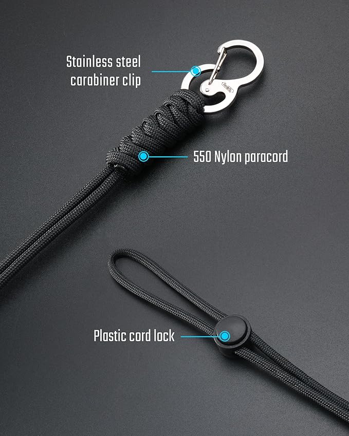 KeyUnity KC01 Braided Paracord Carabiner - Image 4