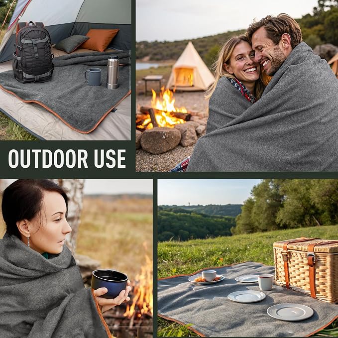 Large Military Wool Blanket - Image 2