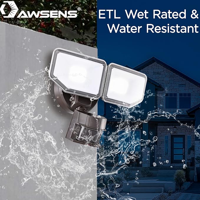 40W LED Security Lights Motion Sensor Light Outdoor, 180 Degree, 4000 LM - Image 2