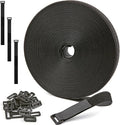 1" x 40ft Nylon Hook and Loop Cable Straps Roll by NBTORCH