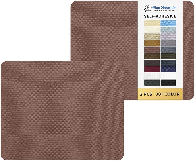 KING MOUNTAIN Canvas Repair Patch 9 x11 Inch 2 Pcs Self-Adhesive Waterproof by ForABetterHomeLife