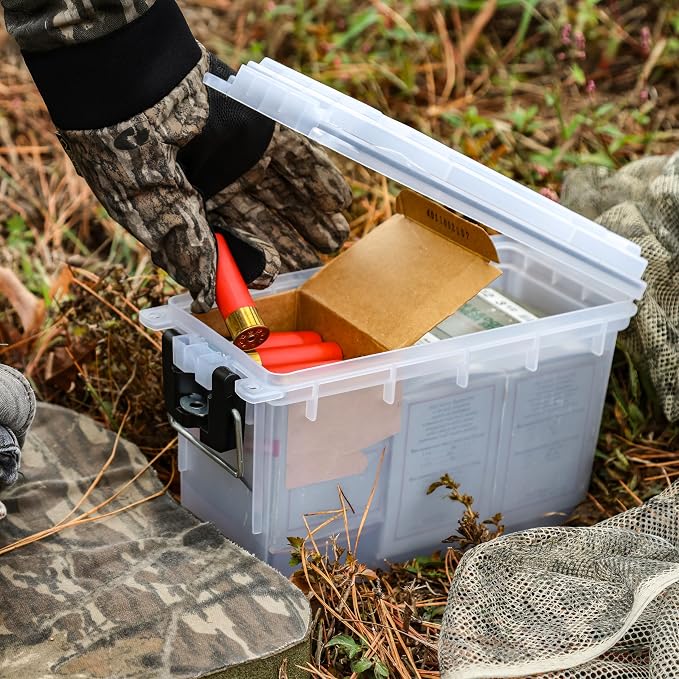 Sheffield 12793 2-Pack Ammo Storage Box, Stackable .30 Cal Field Boxes - Image 8
