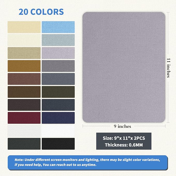KING MOUNTAIN Canvas Repair Patch 9 x11 Inch 2 Pcs Self-Adhesive Waterproof - Image 2