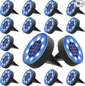 Joomer Solar Ground Lights, 16 Pack 8 LED Solar Lights Outdoor IP68 Waterproof by Joomer