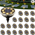 SOLPEX Solar Ground Lights 20 Pack, Solar Pathway Lights Outdoor Waterproof by Solpex