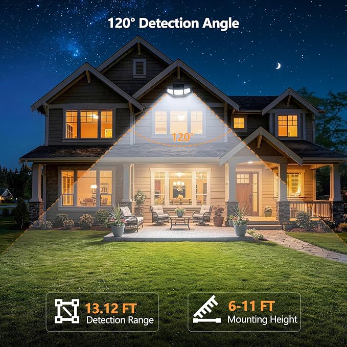 BrizLabs Solar Outdoor Lights, 3 Modes Motion Sensor LED Security Lights - Image 7