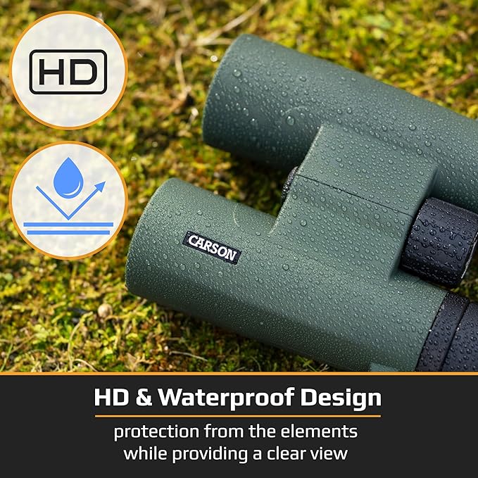 Carson RD Series 8x42mm Open-Bridge Waterproof High Definition Full Sized - Image 6
