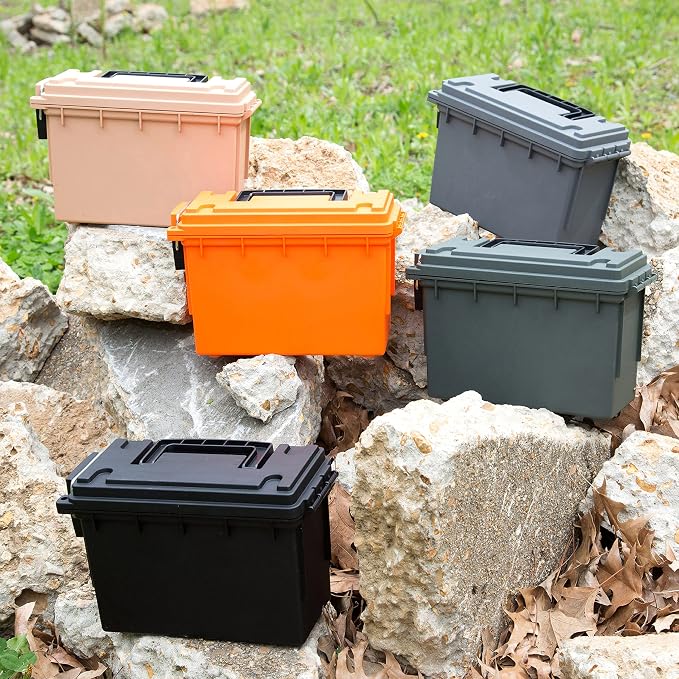 Sheffield Ammo Storage Box, .30 Cal Stackable | Water and Dust Resistant | - Image 9