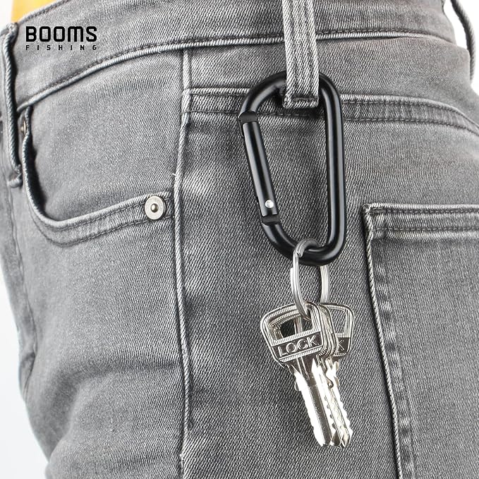 Booms Fishing CC2 Carabiner Clip, 2.3" Small Carabiner Keychain - Image 4