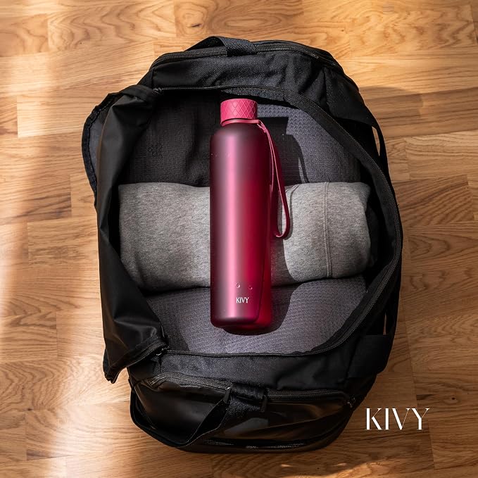 KIVY Slim Water Bottle 32oz Fits Backpack & Cupholder - Image 2