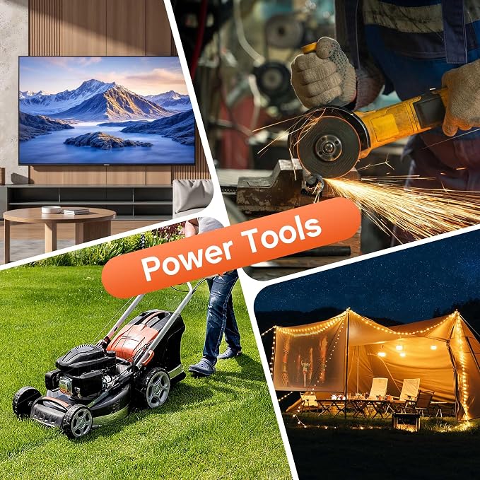 50 ft 16/3 awg 3 Outlet Extension Cord Splitter - Image 8