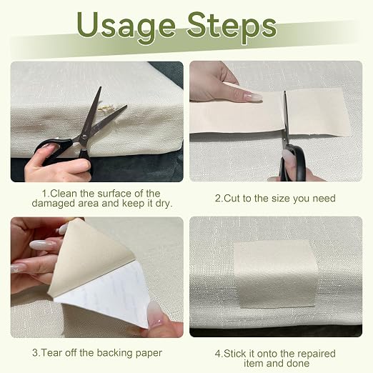 Besezx Canvas Repair Tape, Outdoor Gear Patch, 3x79 Inches, Waterproof - Image 5