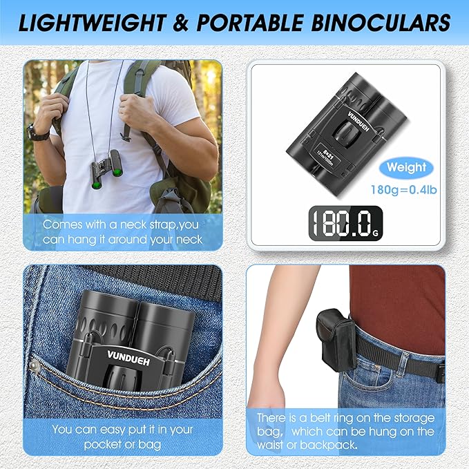 Mini Compact Binoculars for Adults and Kids - Image 5