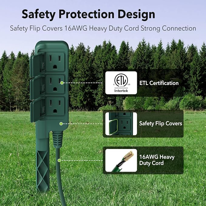 HBN Outdoor Power Stake Waterproof - Image 2