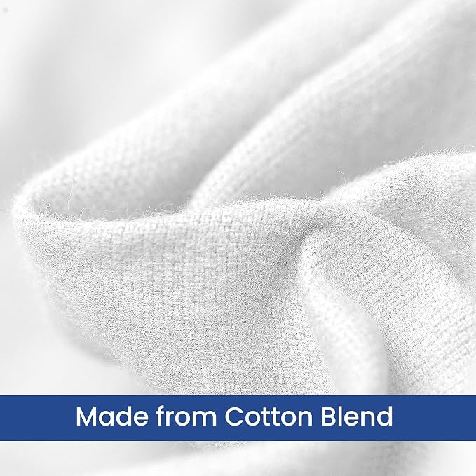 Linteum Textile Cotton Blended Hospital Patient Bath Blanket, Bed Bath Sheet - Image 2