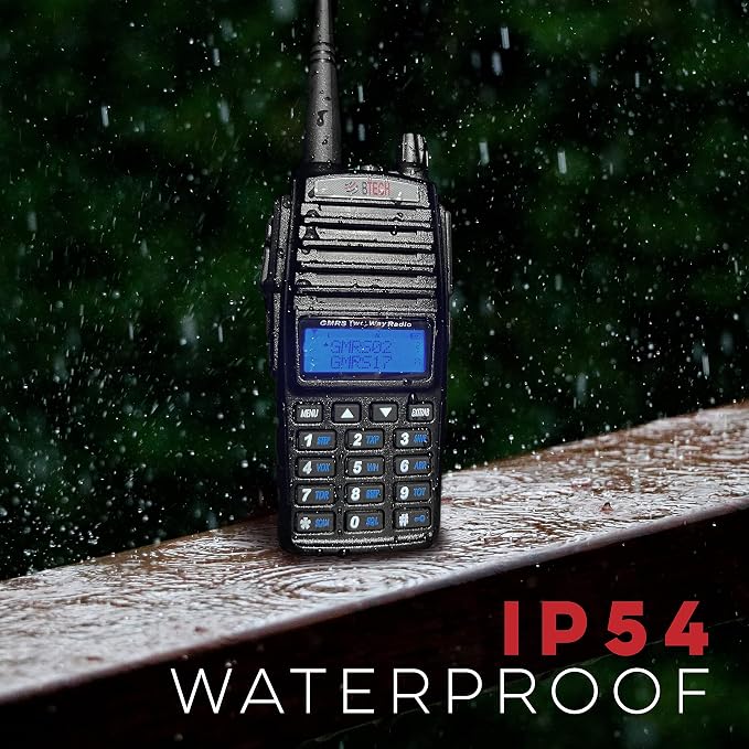 BTECH GMRS-V2 5W 200 Fully Customizable Channels GMRS Two-Way Radio. USB-C - Image 4